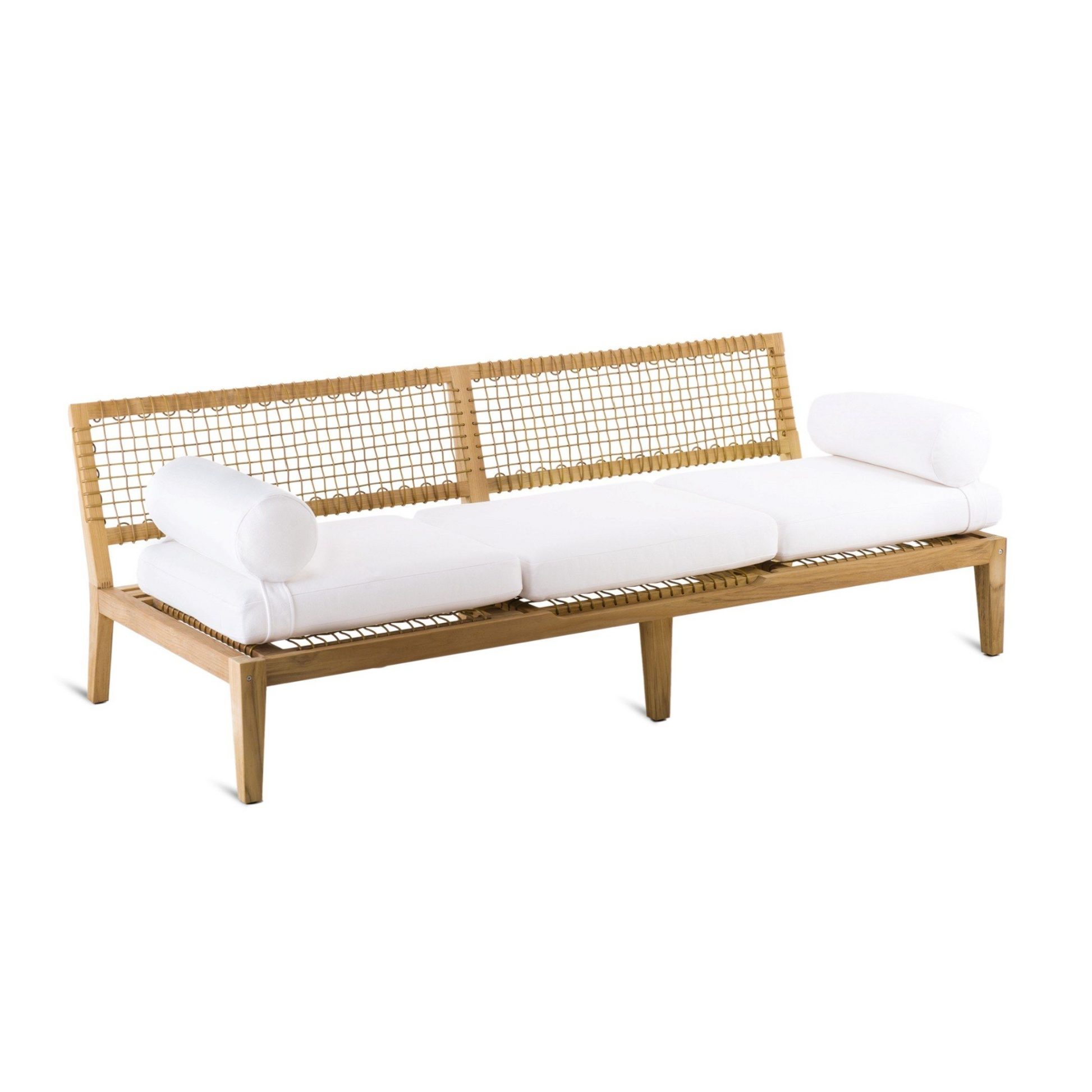 Teak Outdoor Sofa Lounger | Unopiu Synthesis | Italianfurniture.com