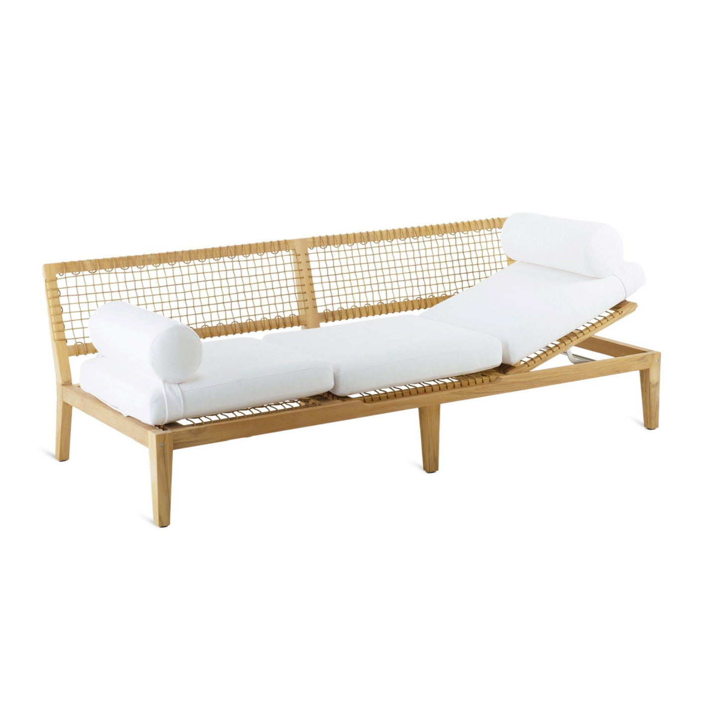 Teak Outdoor Sofa Lounger | Unopiu Synthesis | Italianfurniture.com