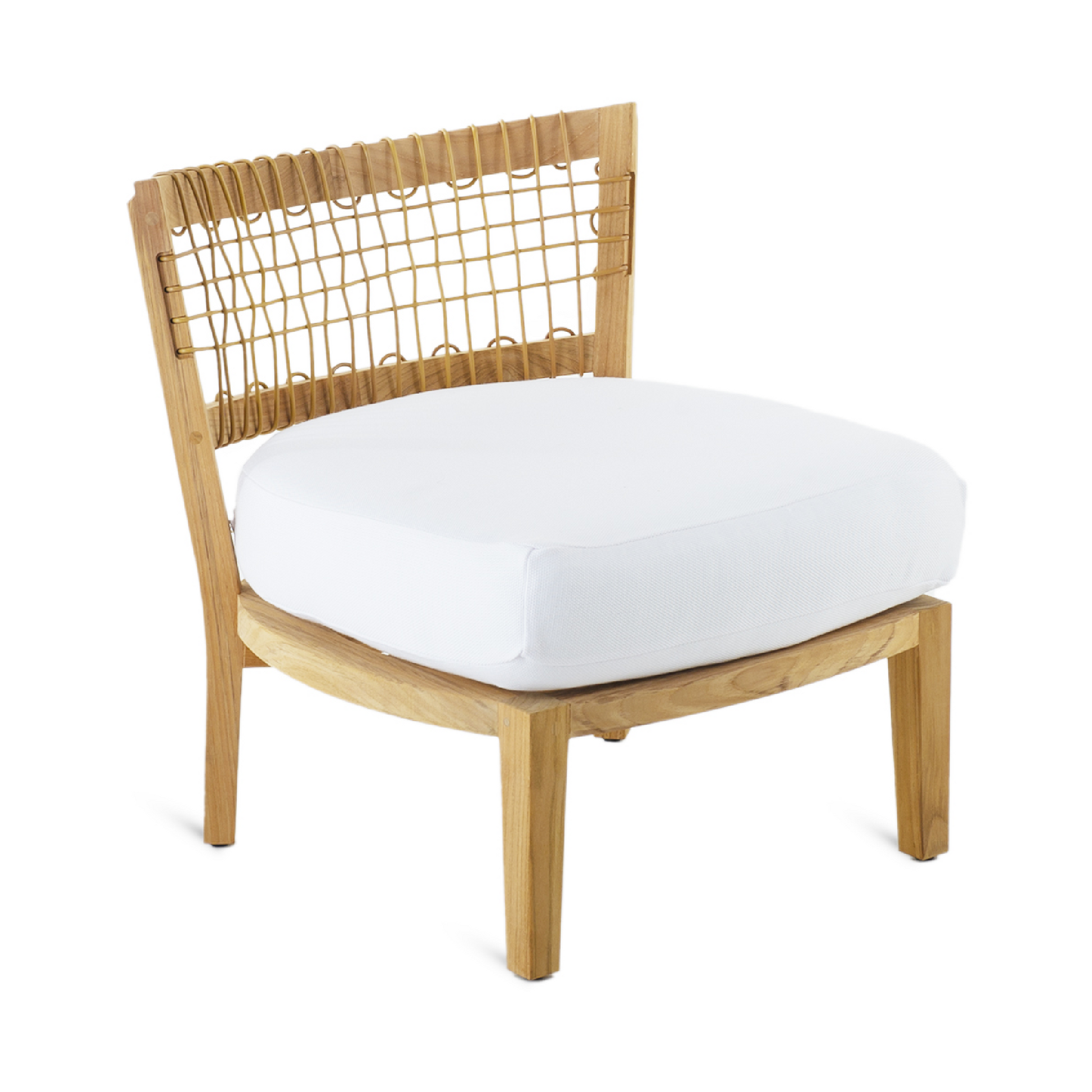 Teak Outdoor Low Armchair | Unopiu Synthesis | Italianfurniture.com