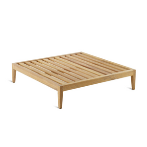 Teak Outdoor Pouf Base | Unopiu Synthesis | Italianfurniture.com