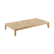 Slatted Teak Outdoor Coffee Table | Unopiu Synthesis | Italianfurniture.com