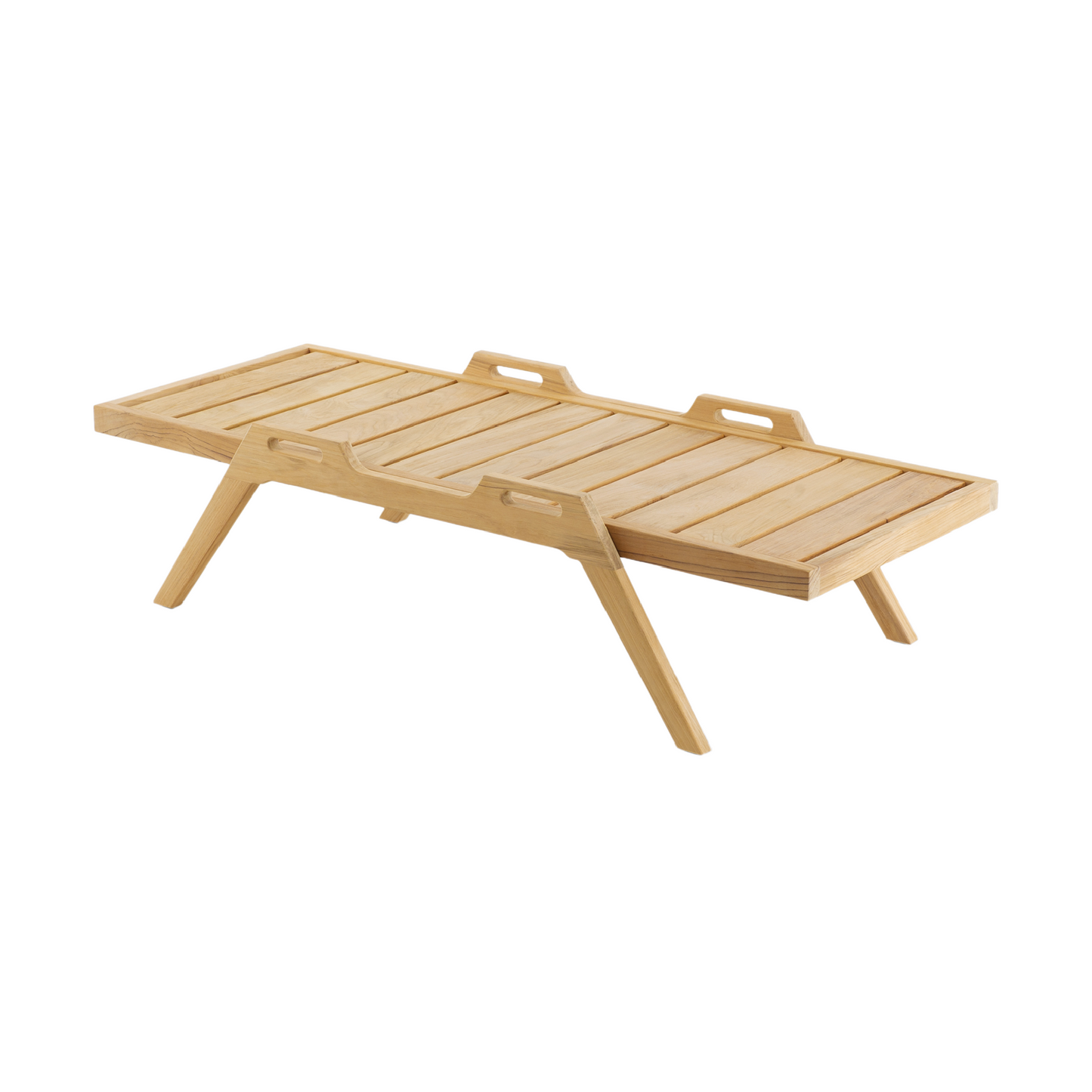 Teak Outdoor Table With Handles | Unopiu Synthesis | Italianfurniture.com