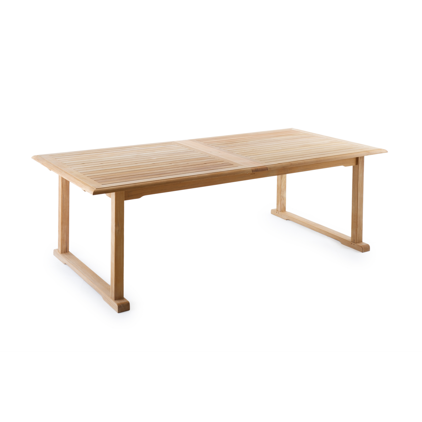 Brown Teak Extendable Outdoor Dining Table | Unopiu Chelsea | Italianfurniture.com