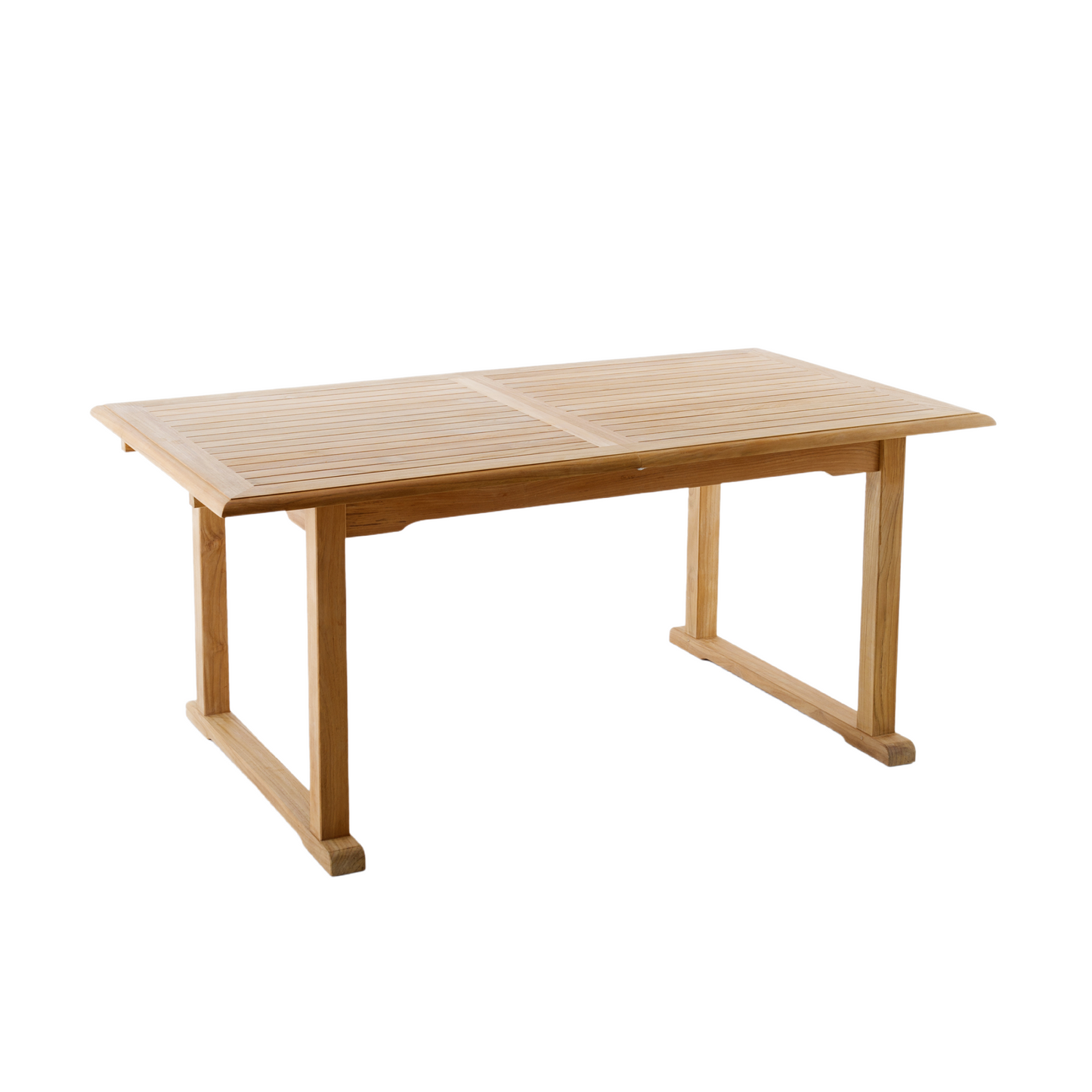 Brown Teak Extendable Outdoor Dining Table | Unopiu Chelsea | Italianfurniture.com