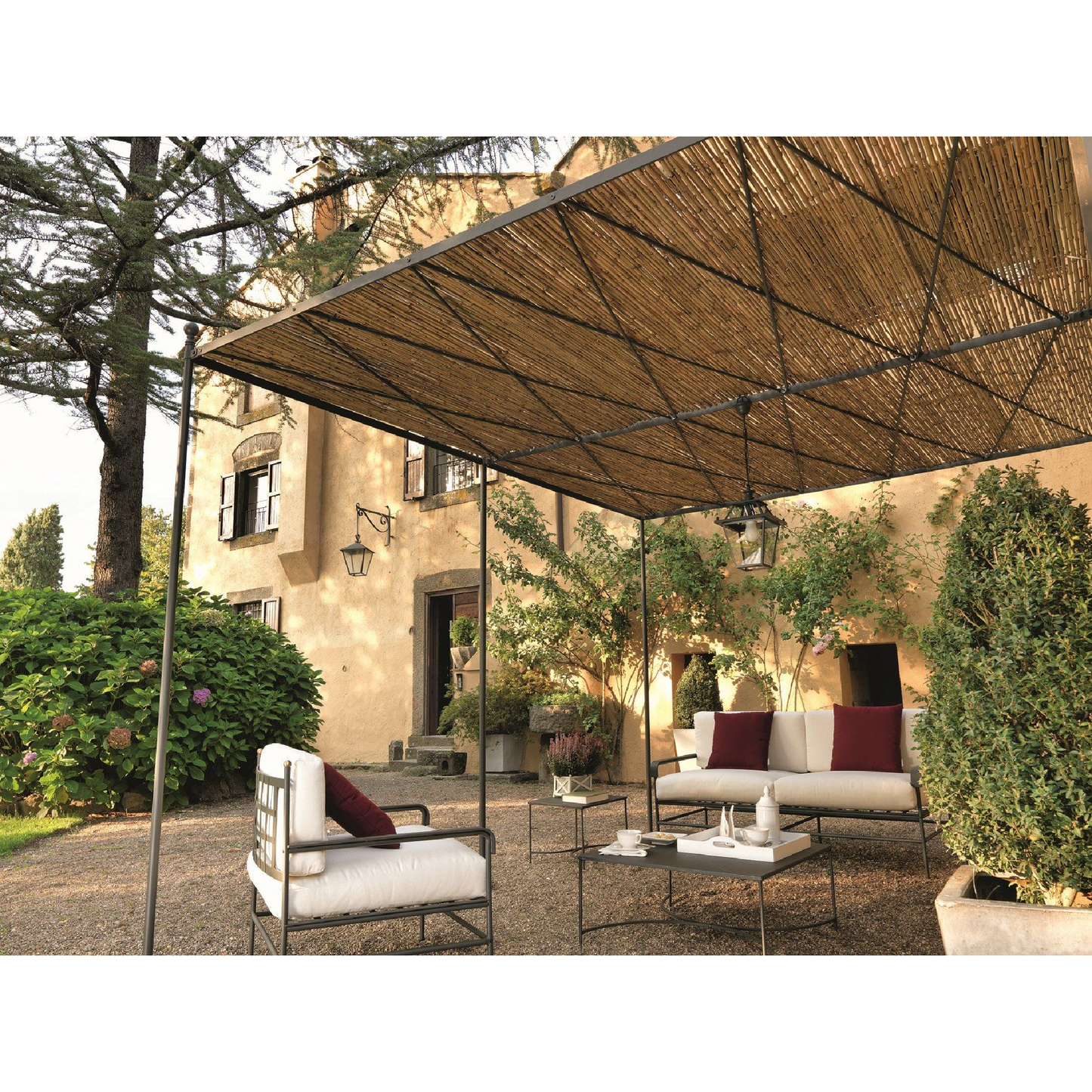 Stainless Steel Outdoor Sofa | Unopiu Toscana | Italianfurniture.com