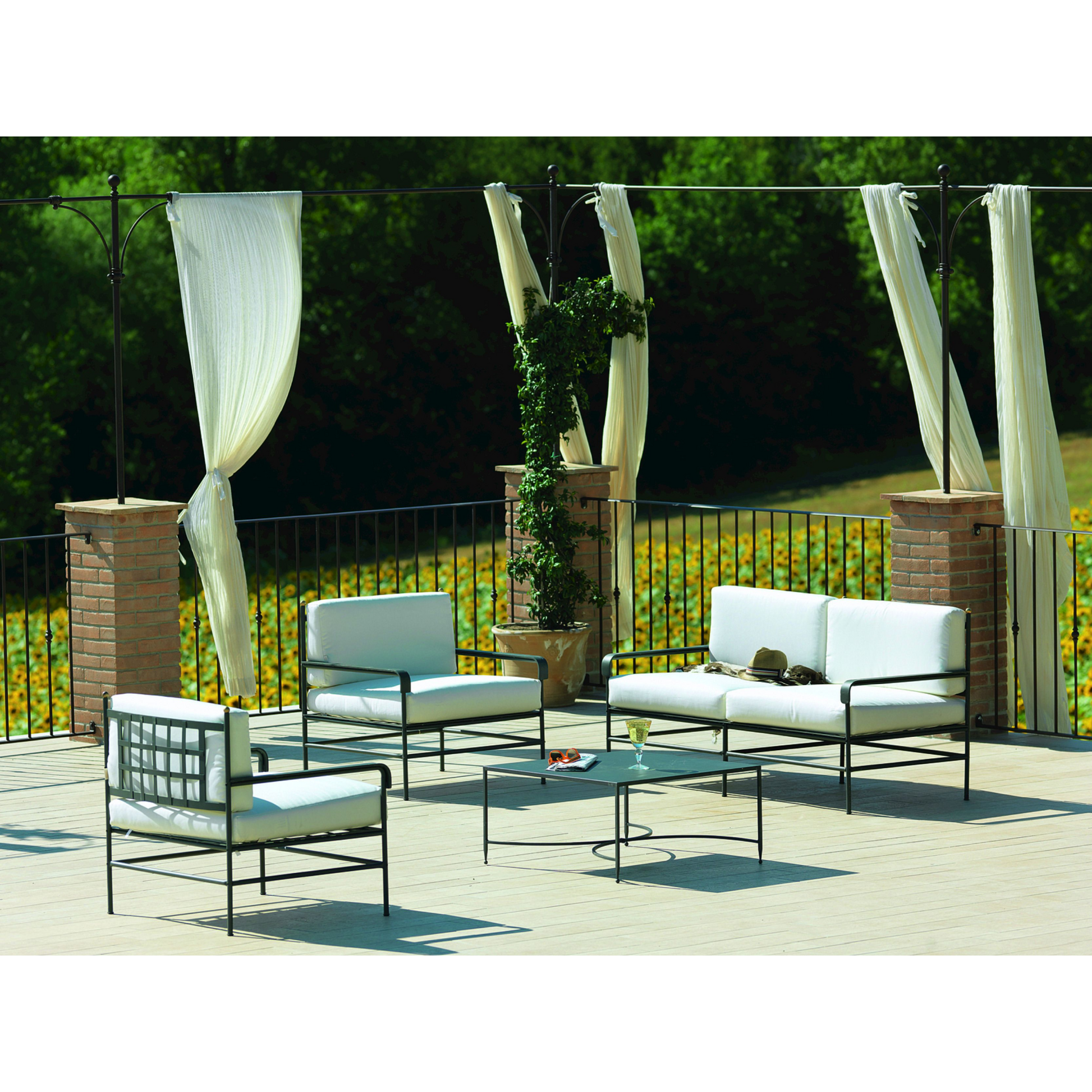 Stainless Steel Outdoor Sofa | Unopiu Toscana | Italianfurniture.com