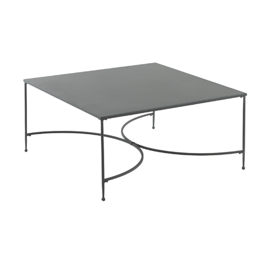 Black Square Outdoor Coffee Table | Unopiu Toscana | Italianfurniture.com