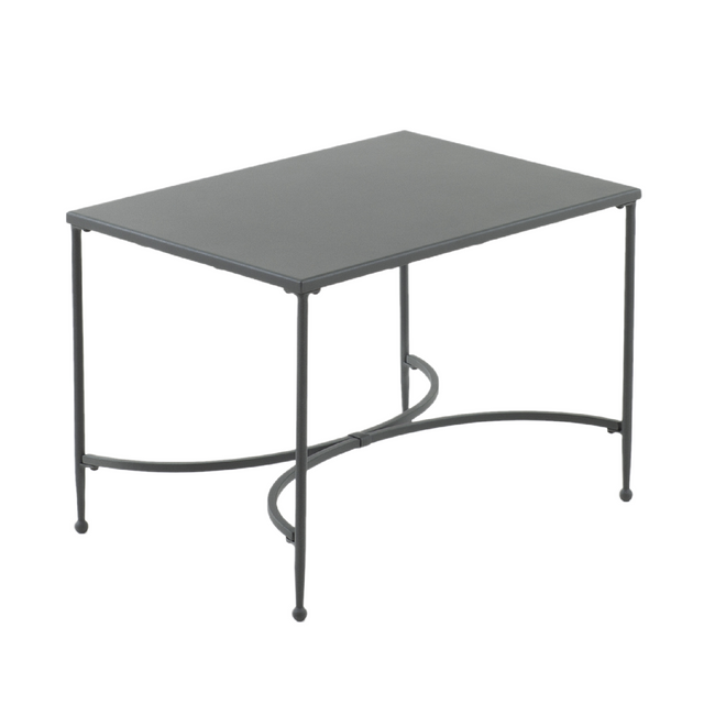 Black Rectangular Outdoor Coffee Table | Unopiu Toscana | Italianfurniture.com