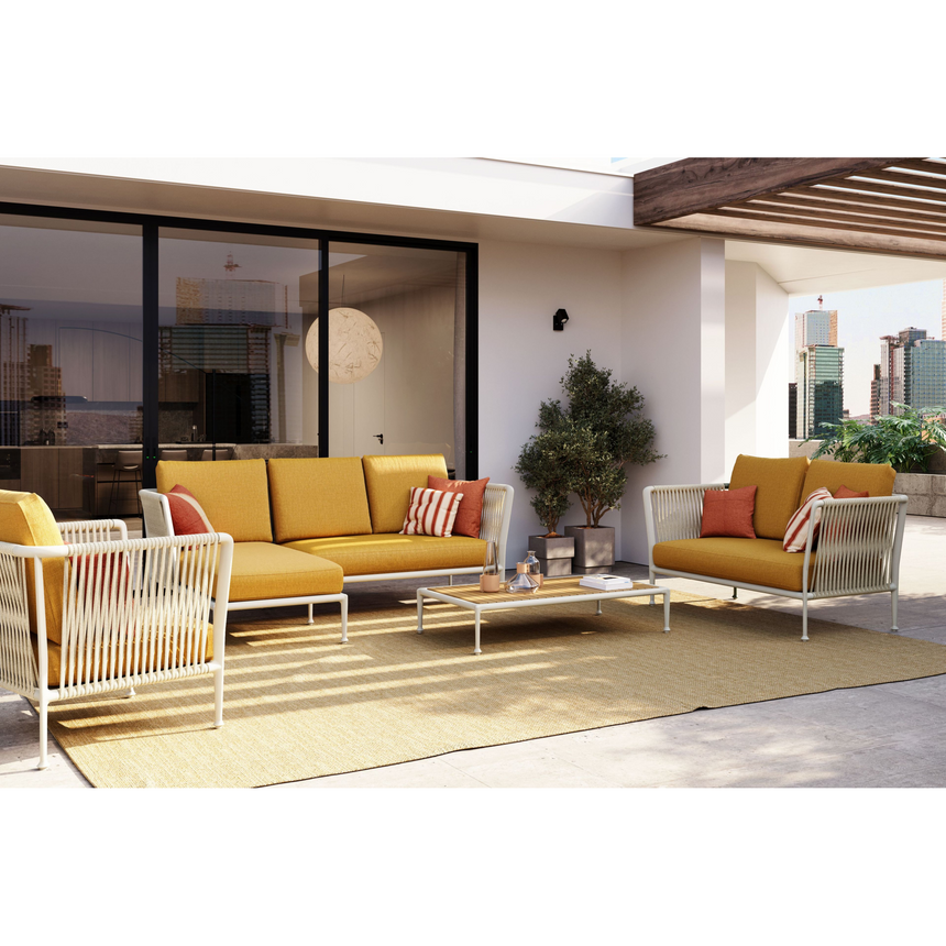 Outdoor Aluminum Sofa | Unopiu Treble | Italianfurniture.com