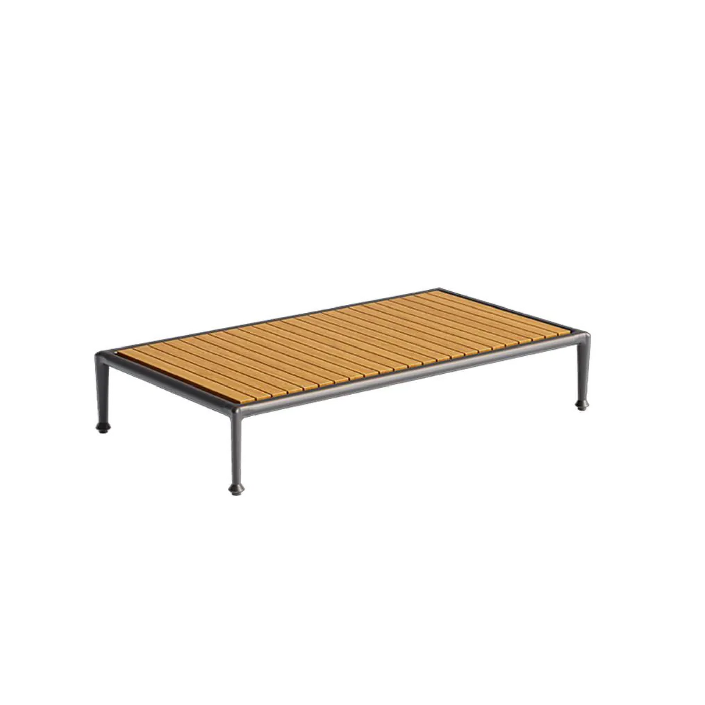 Rectangular Teak Outdoor Coffee Table | Unopiu Treble | Italianfurniture.com