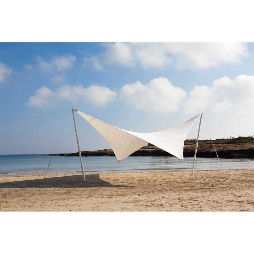 White Square Outdoor Shade Canopy | Unopiu Manta | Italianfurniture.com