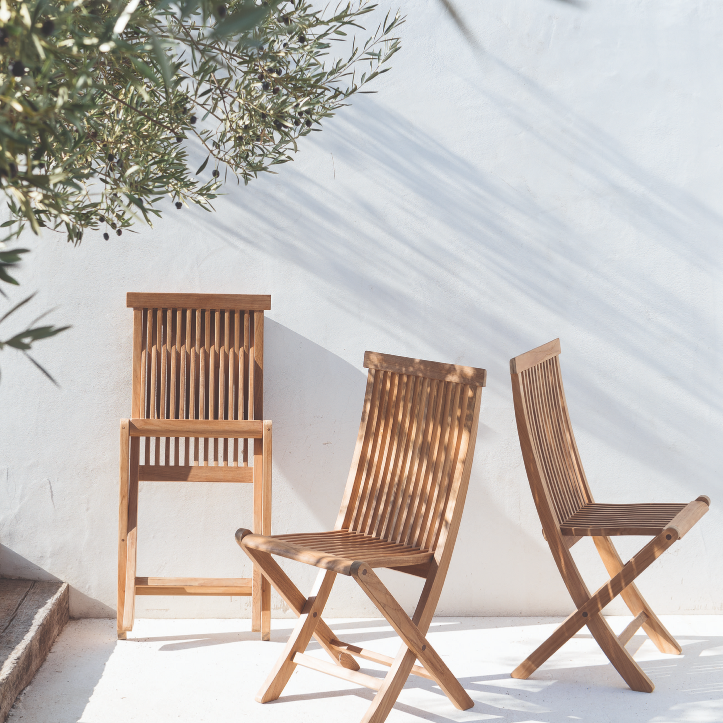 Teak Folding Outdoor Chair | Unopiu William | Itialianfurniture.com