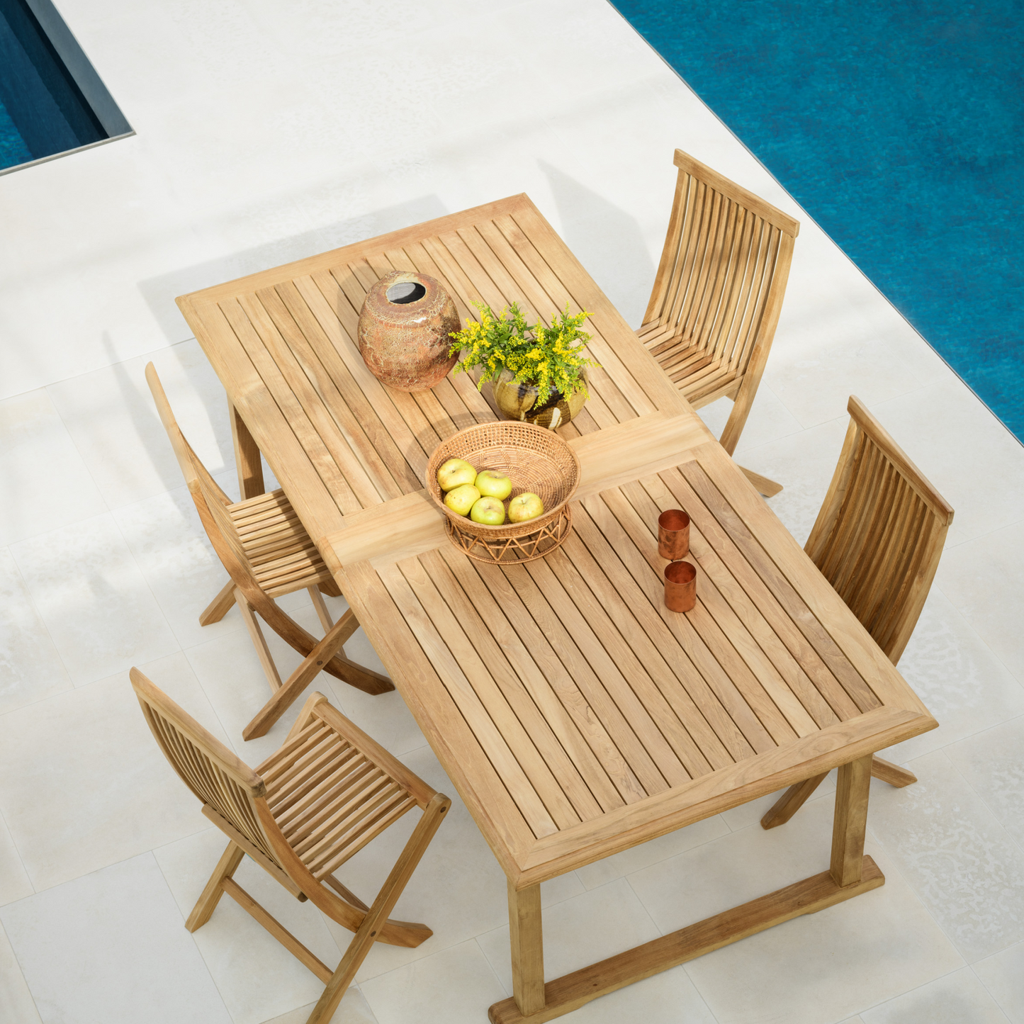 Teak Folding Outdoor Chair | Unopiu William | Itialianfurniture.com