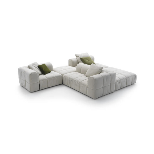 Channeled Modular Sofa with Ottoman | Arflex Strips