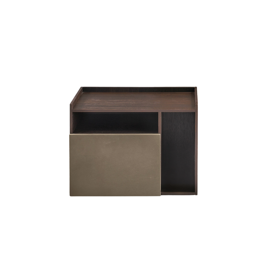 Right Compartment Oak Nightstand | Lema Tip