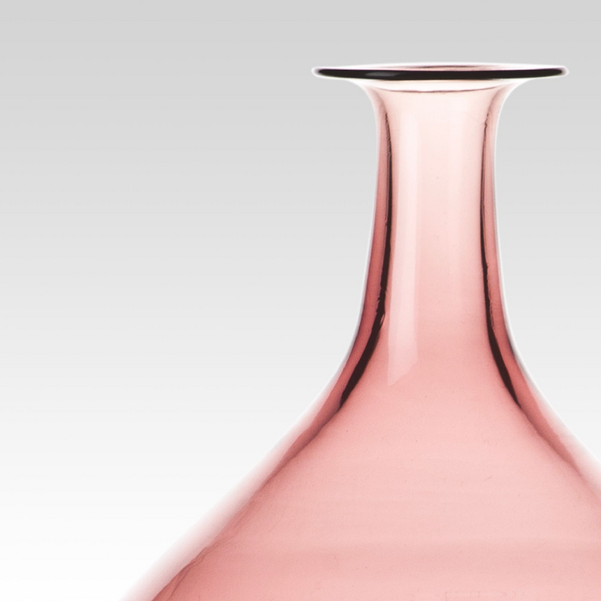 Colored Neck Glass Vase | Venini Bolle | Italianfurniture.com