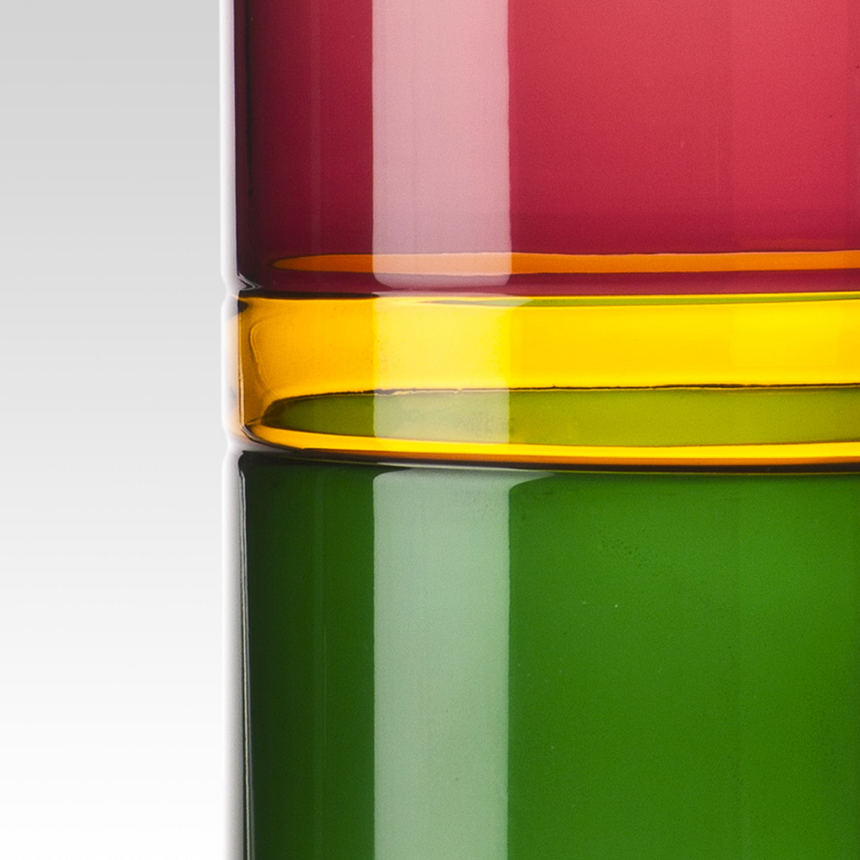 Multi-Colored Glass Bottle Vase | Venini Bolle | Italianfurniture.com