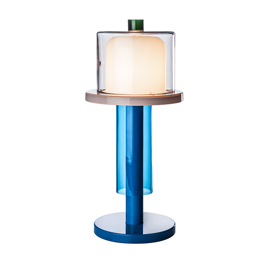 Blue Metal Table Lamp | Venini Bhusanam | Italianfurniture.com