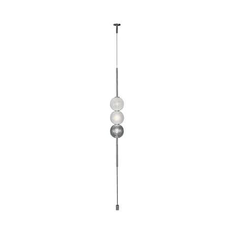 Triple Glass Spheres Pendant Lamp | Venini Abaco | Italianfurniture.com