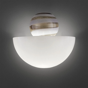 Colored Glass Spheres Wall Lamp | Venini Abaco | Italianfurniture.com