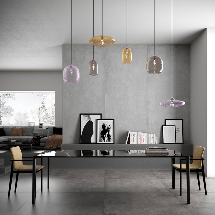 Circular Glass Pendant Lamp | Venini Balloton | Italianfurniture.com