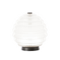 Fluted Glass Rechargeable Table Lamp | Venini Deco | Italianfurniture.com