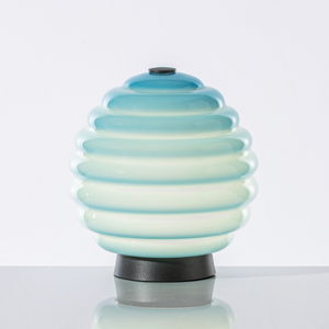 Fluted Glass Rechargeable Table Lamp | Venini Deco | Italianfurniture.com