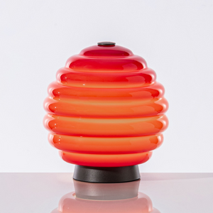 Fluted Glass Rechargeable Table Lamp | Venini Deco | Italianfurniture.com