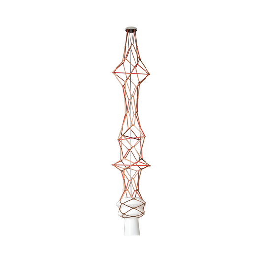 Ribbon-Wrapped Pendant Lamp | Venini Streaming Stars | Italianfurniture.com