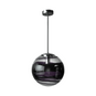 Black Swirl Round Pendant Lamp S | Venini Rotondo | Italianfurniture.com