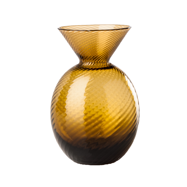 Rounded Glass Vase | Venini Gemme Rigadin | Italianfurniture.com