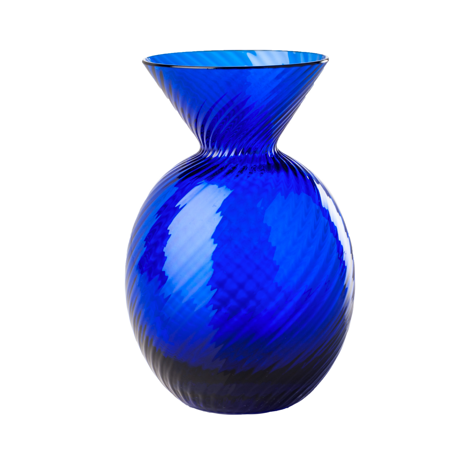 Rounded Glass Vase | Venini Gemme Rigadin | Italianfurniture.com