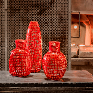 Orange Glass Vase | Venini Occhi | Italianfurniture.com