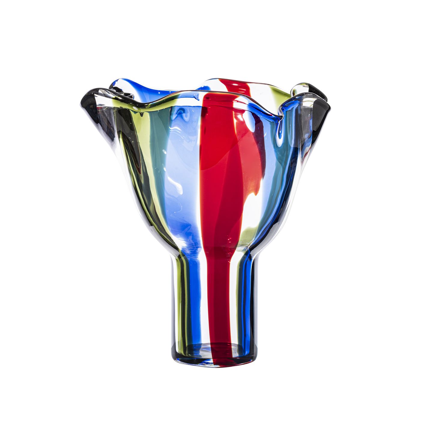 Multi-Colored Glass Organic Vase | Venini Kukinto | Italianfurniture.com