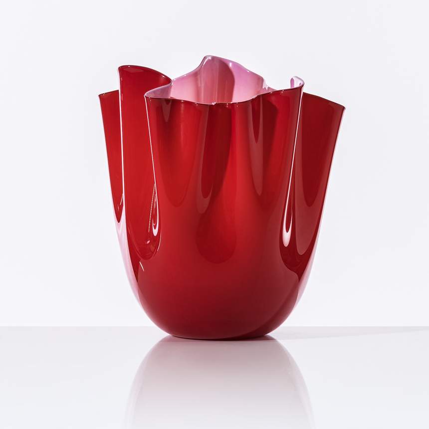 Wrinkled Glass Vase | Venini Fazzoletto | Italianfurniture.com