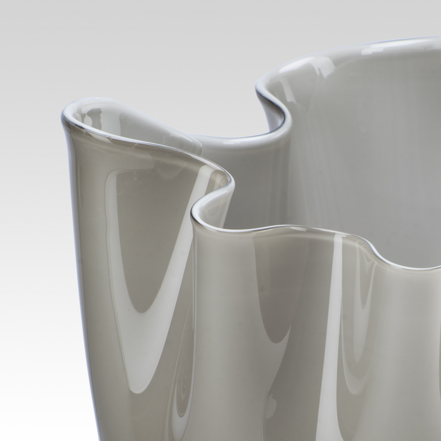 Wrinkled Glass Vase | Venini Fazzoletto | Italianfurniture.com