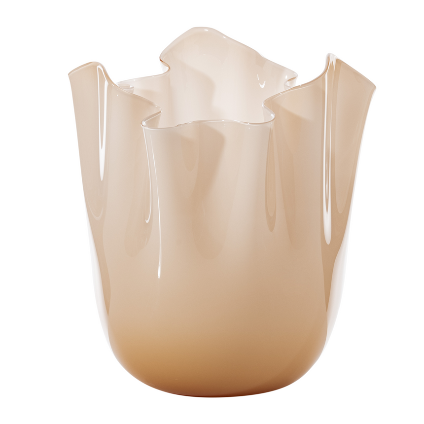 Wrinkled Glass Vase | Venini Fazzoletto | Italianfurniture.com