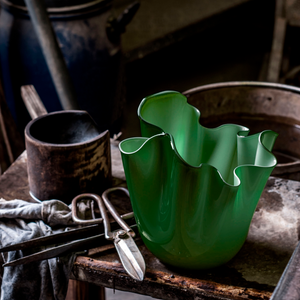 Wrinkled Glass Vase | Venini Fazzoletto | Italianfurniture.com