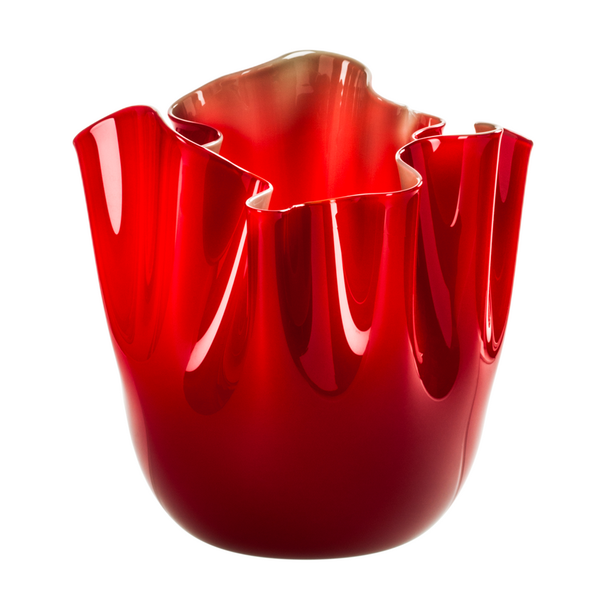 Wrinkled Glass Vase | Venini Fazzoletto | Italianfurniture.com