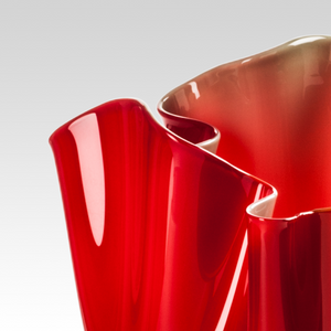 Wrinkled Glass Vase | Venini Fazzoletto | Italianfurniture.com