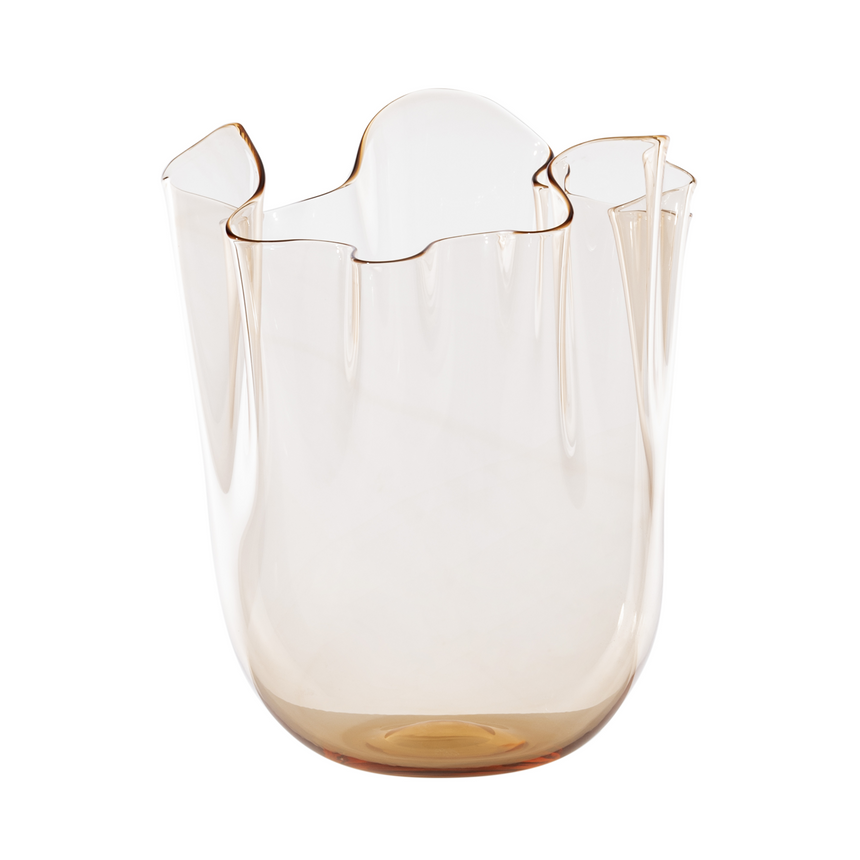 Wrinkled Glass Vase | Venini Fazzoletto | Italianfurniture.com