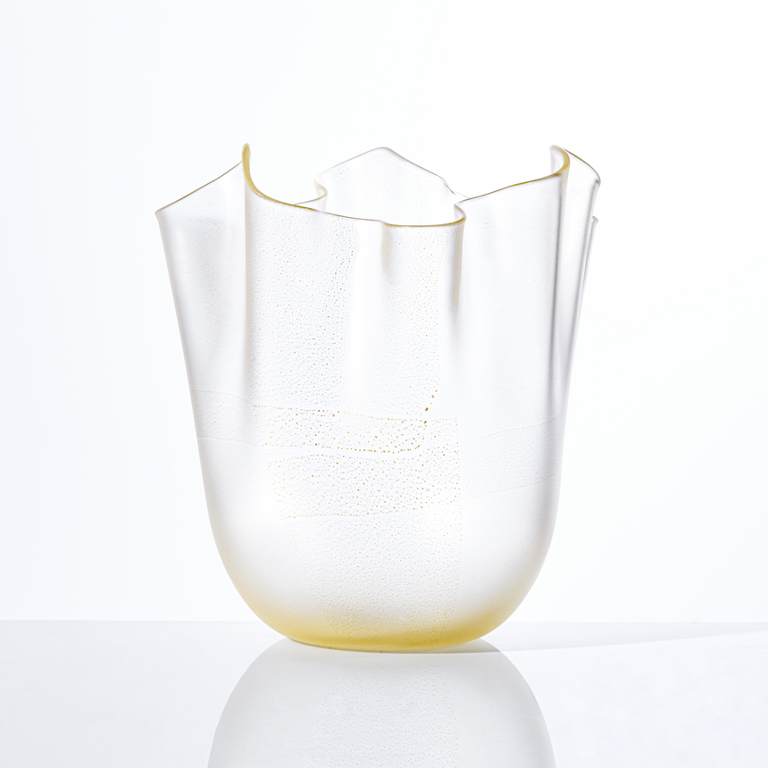 Wrinkled Glass Vase | Venini Fazzoletto | Italianfurniture.com