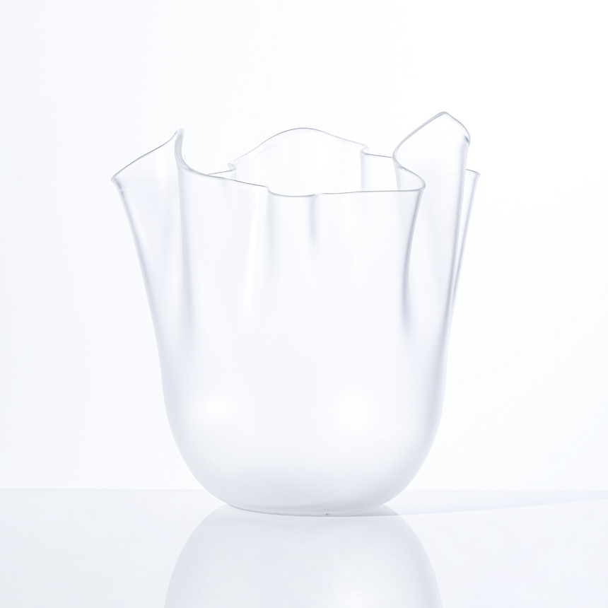 Wrinkled Glass Vase | Venini Fazzoletto | Italianfurniture.com