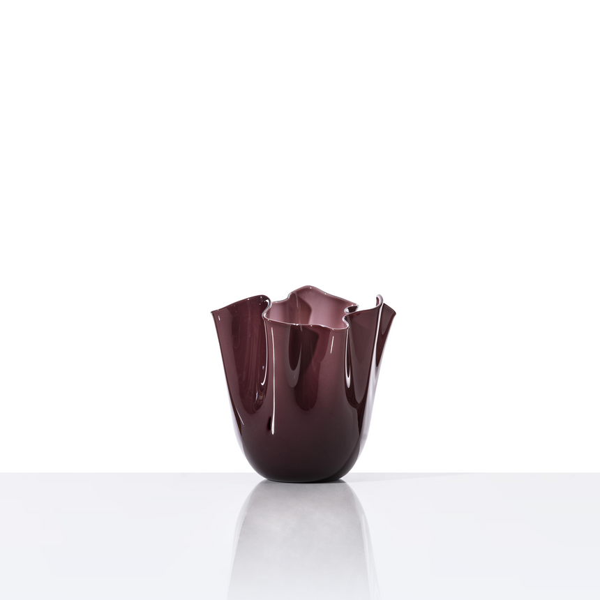 Wrinkled Glass Vase | Venini Fazzoletto | Italianfurniture.com