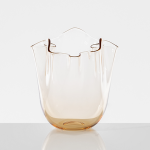 Wrinkled Glass Vase | Venini Fazzoletto | Italianfurniture.com