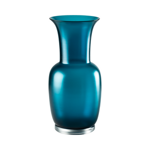 Flared Neck Glass Vase | Venini Opalino | Italianfurniture.com