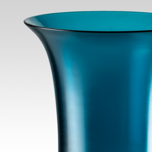 Flared Neck Glass Vase | Venini Opalino | Italianfurniture.com