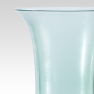 Flared Neck Glass Vase | Venini Opalino | Italianfurniture.com