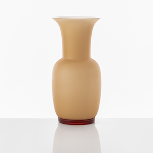 Flared Neck Glass Vase | Venini Opalino | Italianfurniture.com