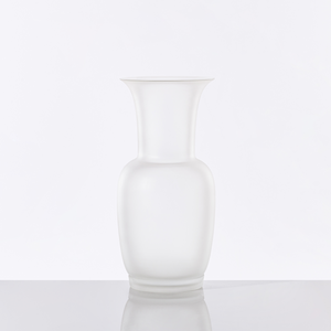 Flared Neck Glass Vase | Venini Opalino | Italianfurniture.com